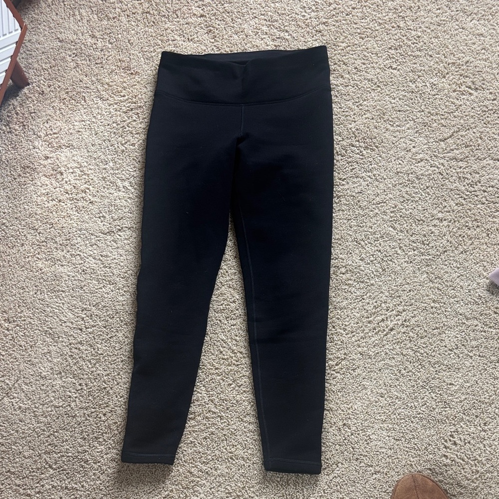 Warm, fleece lined athleta leggings